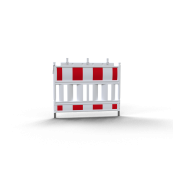 Schake EURO | panel fence | film RA1/A, red / white | length: 1,20 m | with lamp adapter